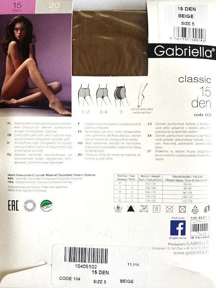 Calze & Collant: Strumpfhose Gabriella classic – Nuovo e nell'imballaggio originale da Menziken venduto da chianti10 1
