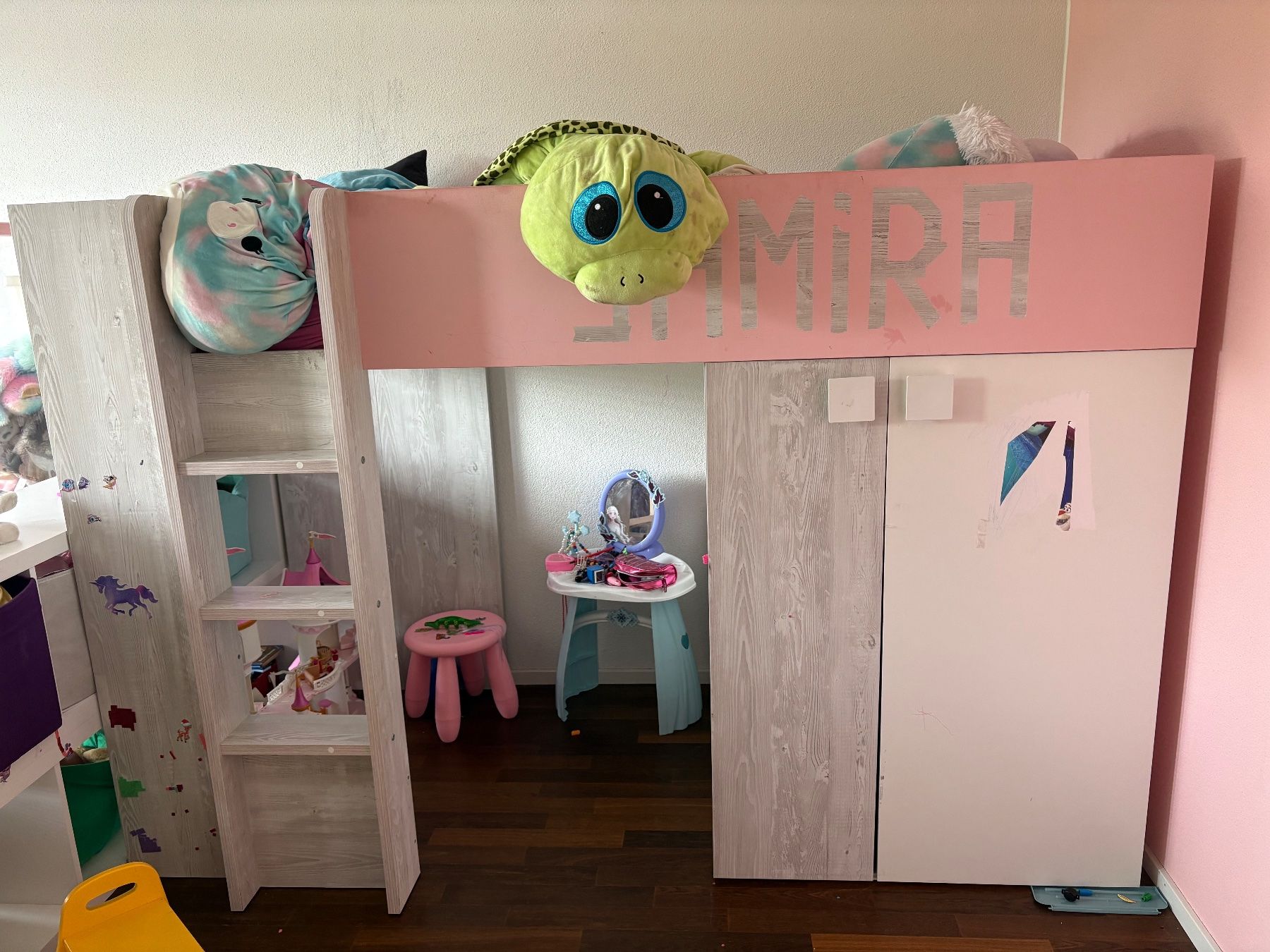 Letti: Kinderhochbett mit Schrank – Usato da Ehrendingen venduto da leoman18