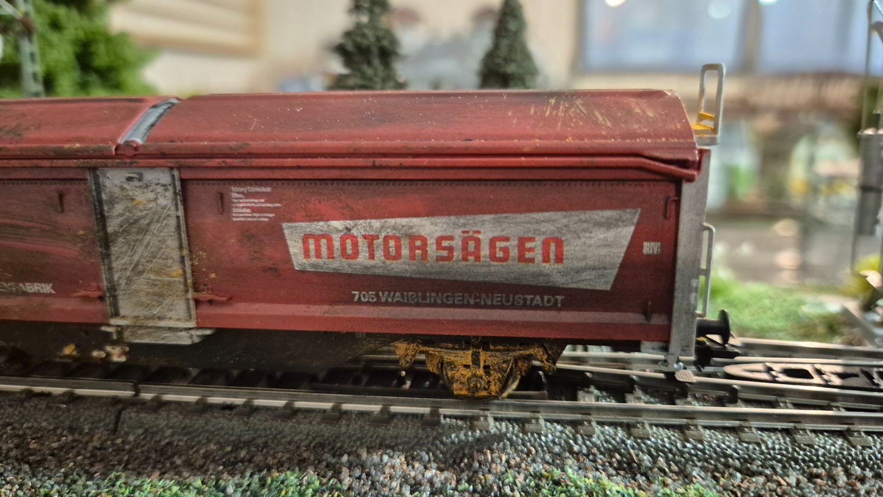 Märklin Modellini di ferrovie: Märklin 48123 Güterwagen Stiel – Usato da Dübendorf venduto da Aki1965 1