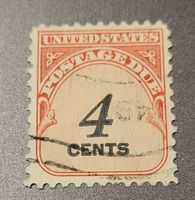 USA 1959 alte postage due briefmarke