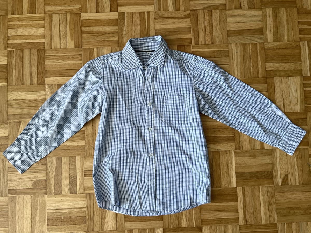 Camicie, T-shirt & Polo: Hemd kariert hellblau - Grösse 128 – Usato da Zuchwil venduto da Commander0