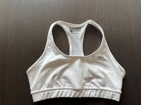 Soutien-gorge de sport Adidas Techfit blanc, comme neuf!