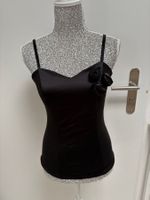 Top, Trägertop schwarz, Gr. 36