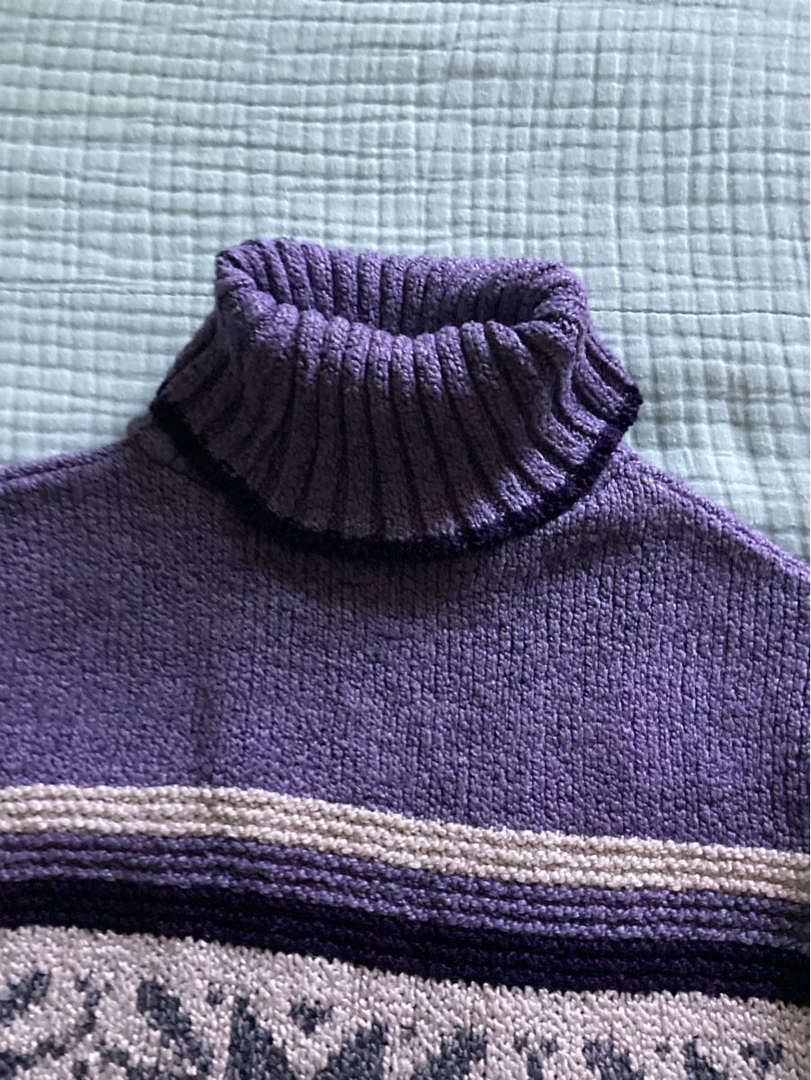 Maglioni & Felpe: Rollkragenpullover Sweater Project lila Grösse M gebraucht – Usato da Nunningen venduto da Vintage59 2
