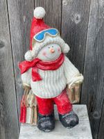 Schneemann - Weihnachtsmann Dekoration Weihnachten 54cm