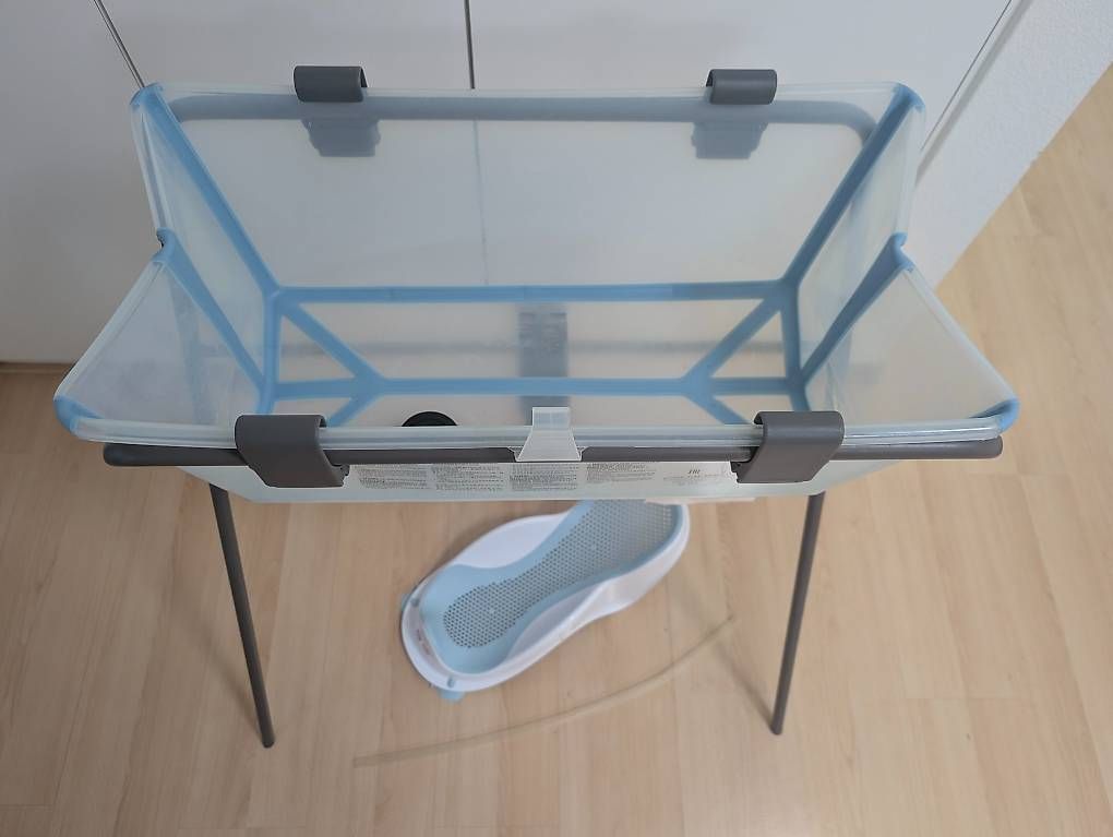 Vasche da bagno: Stokke Flexi Bath Badewanne mit Ständer Ocean Blue – Usato da Baar venduto da kal_qf8p 1