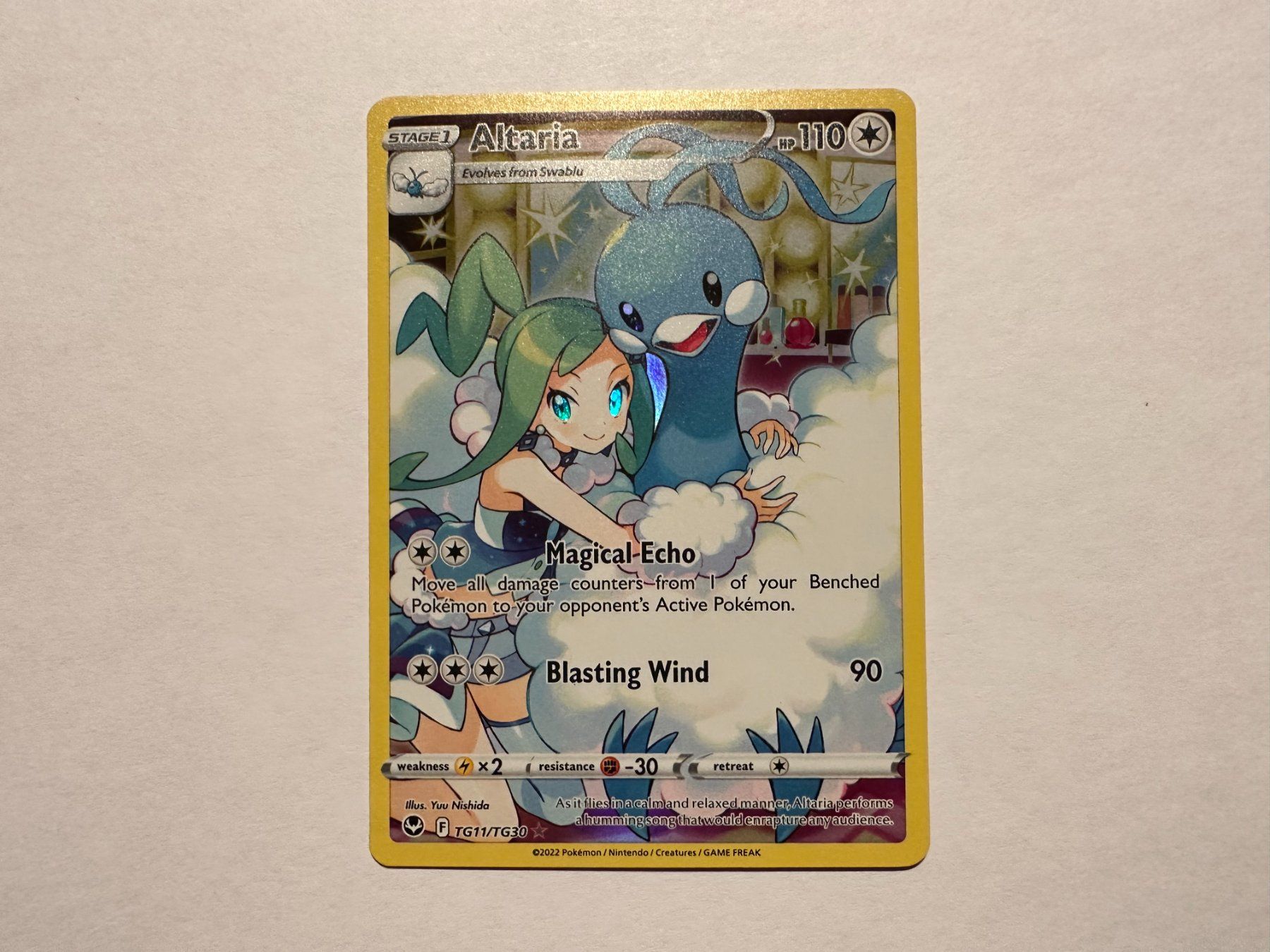 Altaria TG 11/30 Lisia (Silver Tempest) Pokemon, Hobbies & Toys, Toys