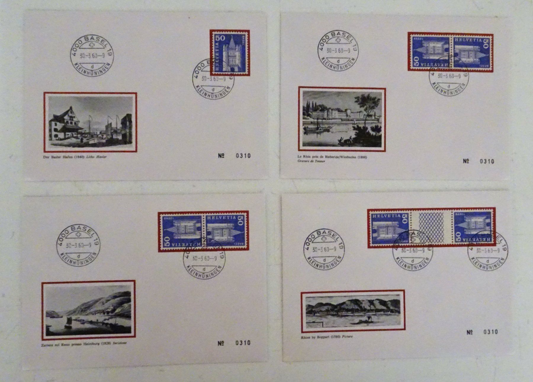 Alle Briefmarken: Rheinhafen Basel (Doku) – Gebraucht aus Feldbrunnen von MarcusSO 2