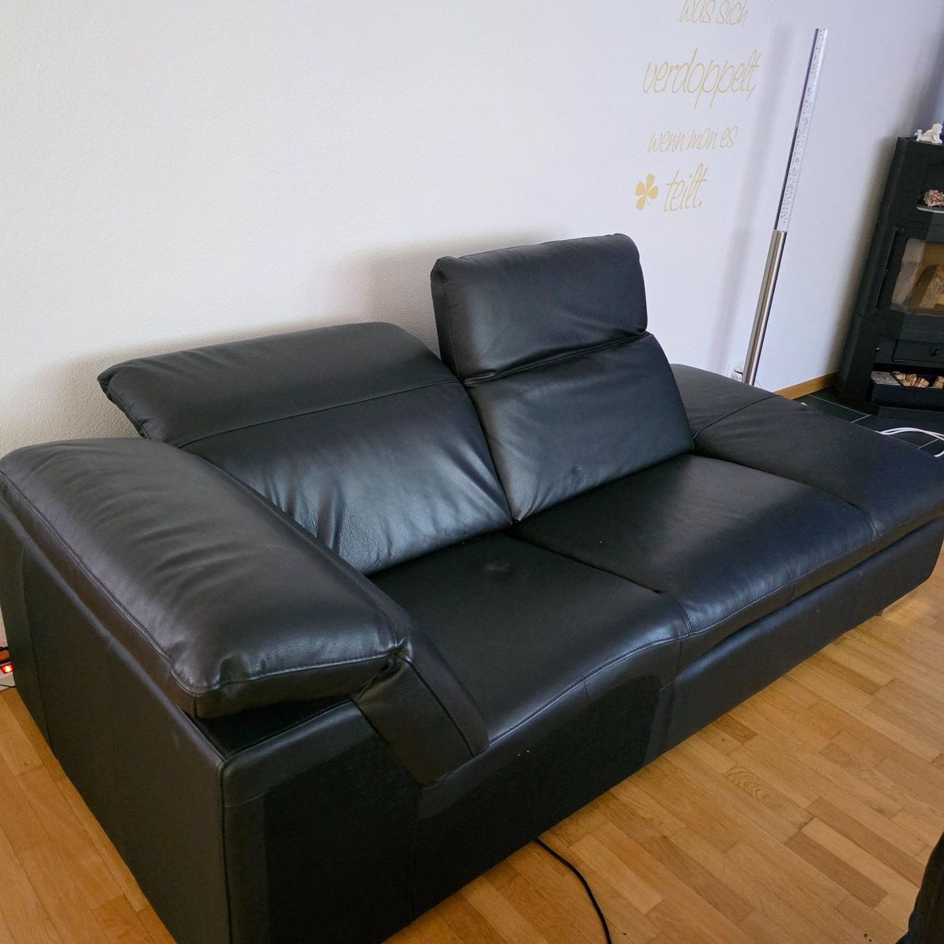 Sofas: Sofa Leder Schwarz – D'occasion à Islikon par silvanmario 5