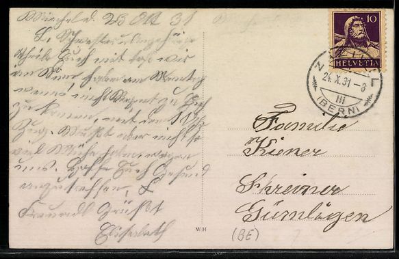 Cartes postales: AK Mirchel, Ort und Hügellandschaft – D'occasion à Berlin par bartko-reher 1