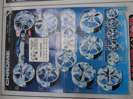 Liquidation jantes alu chromées 17'' à 20''
