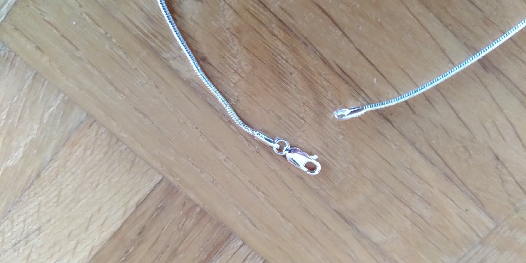 Catenine: Silber Snake Ketteli 41 cm – Nuovo e nell'imballaggio originale da Zürich venduto da Gillheri 5
