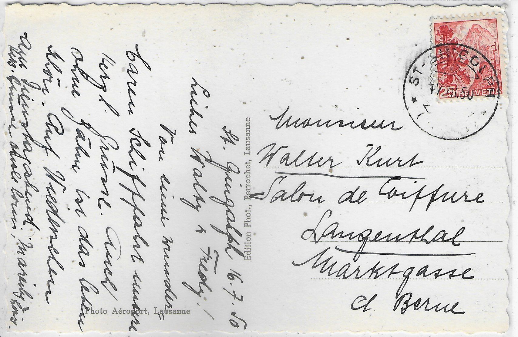 Cartes postales: St. Gingolph vu d'avion – D'occasion à Ettingen par Kartenplanet 1