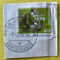 Nr.853 mit Stempelt Winzer Zürich