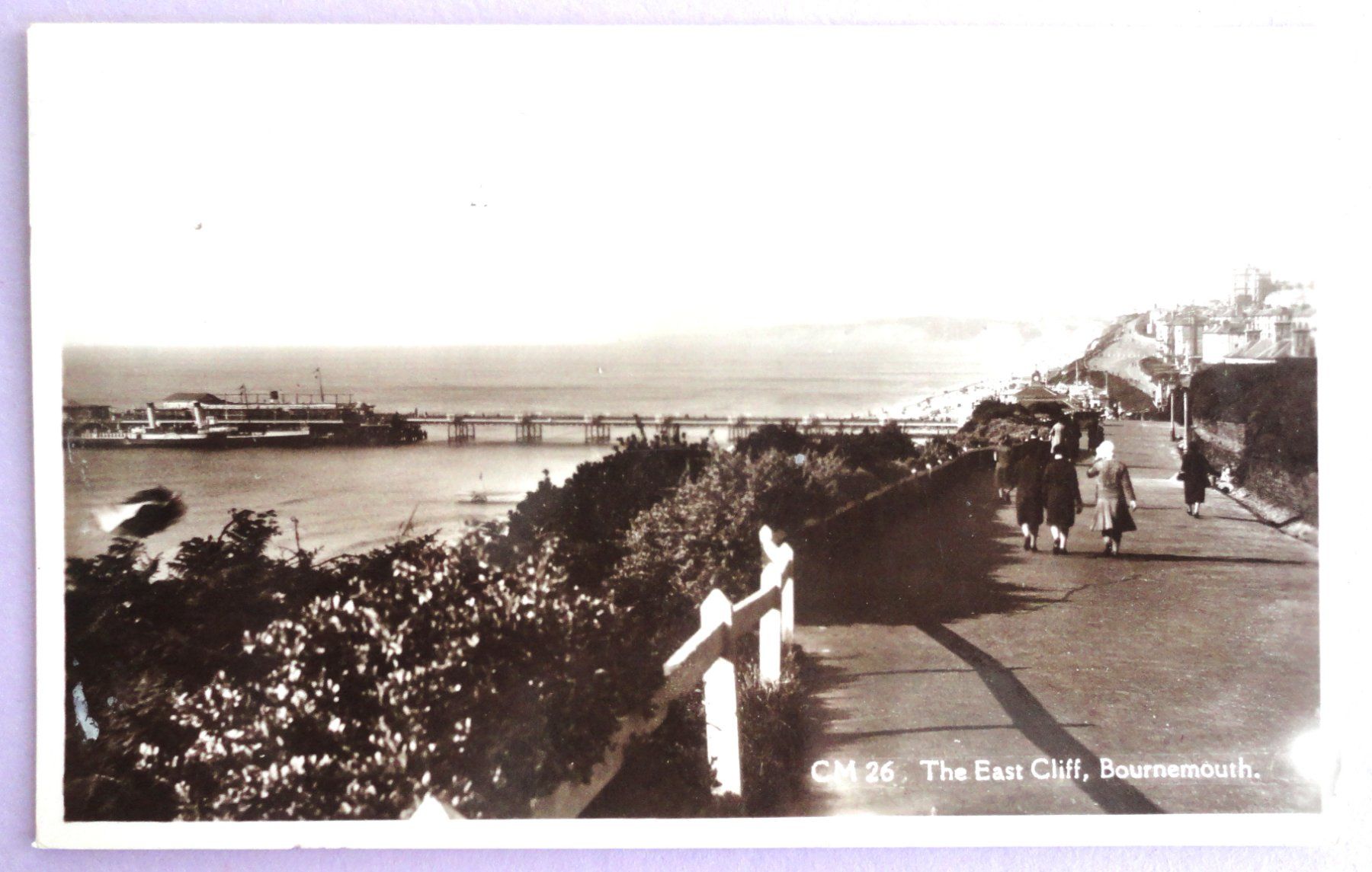 Cartoline postali: The East Cliff, Bournemounth – Usato da Fétigny venduto da Billy2miny