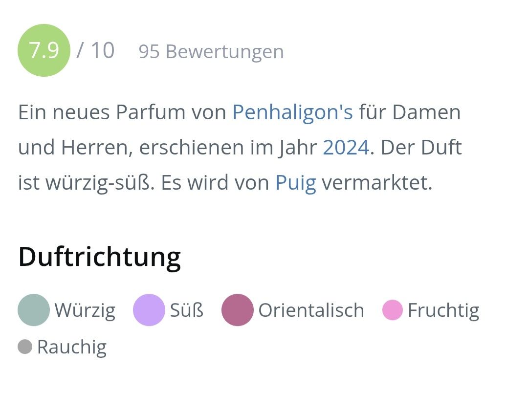 Penhaligon's Profumi & Eau de Toilette: 5 ml AlUla PENHALIGON'S ABFÜLLUNG – Nuovo (secondo la descrizione) da St. Gallen venduto da CaliSunshine 2
