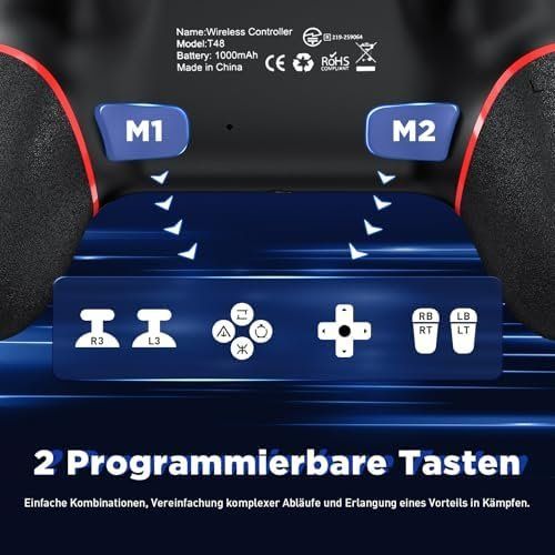 Controller: Wireless Controller PS4 Game Slim PC Hall-Effekt-Joystick – Neu und originalverpackt aus Hundwil von Pakethase 6