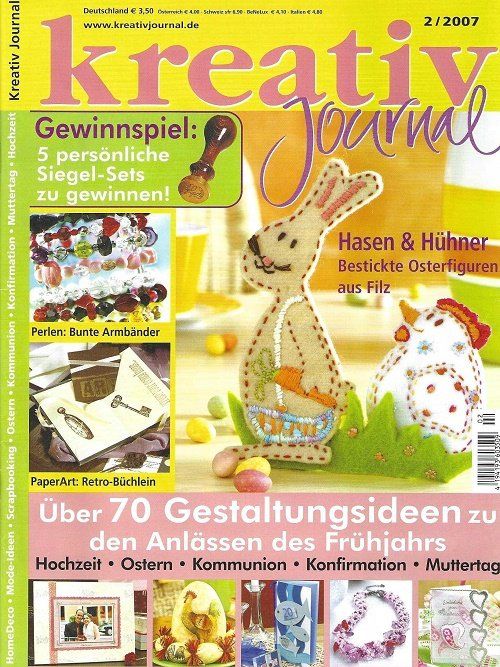 Riviste & Magazine: kreativ journal 2 / 2007 – Usato da Schlatt TG venduto da annesbuecher