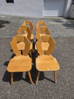 6er Set Holzstühle Kason - Gut erhalten, fröhlicher Sommer!