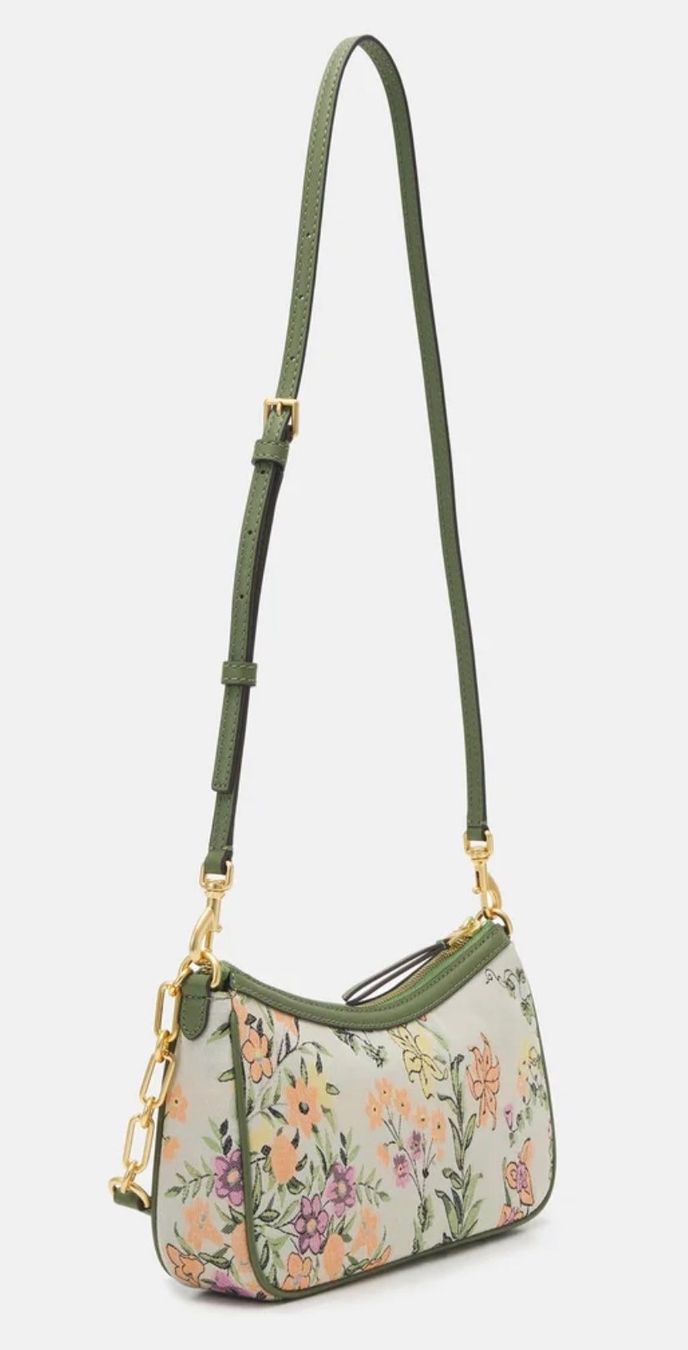Tory Burch Borse da donna: Tory Burch MONOGRAM BROCADE ZIP SHOULDER BAG - Handtasche – Nuovo e nell'imballaggio originale da Oberaach venduto da Dandy2021 1