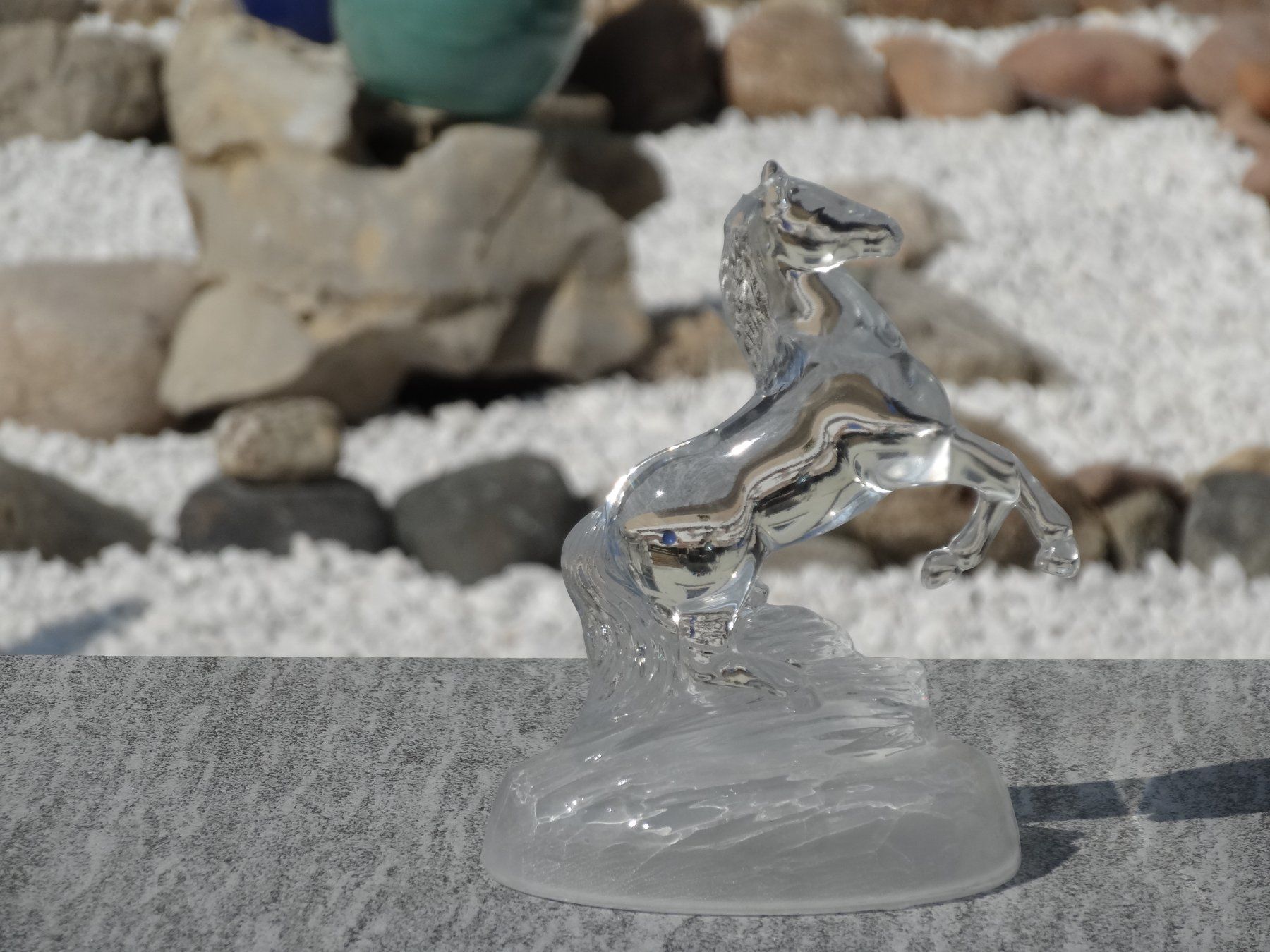 Statuette: Aus der Glasvitrine: Pferd aus Glas – Usato da Allschwil venduto da Boutique_16b 6