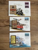 3Stk. schöne CH FDC von philswiss mit echten „Billet“