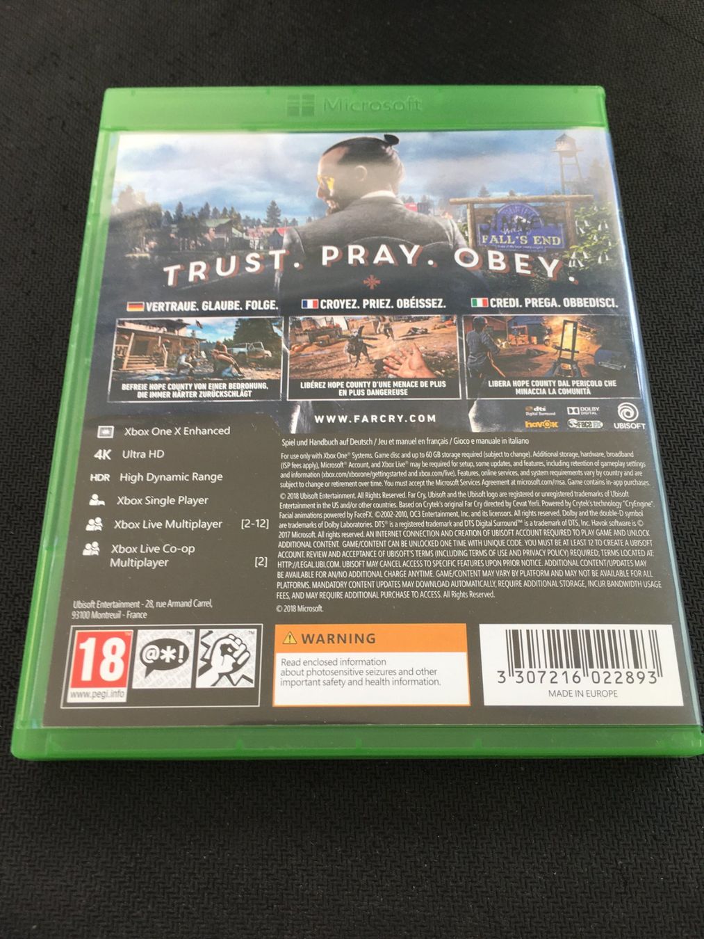Microsoft Giochi: FarCry 5 - Xbox One – Usato da St.Gallen venduto da sjosjo 1