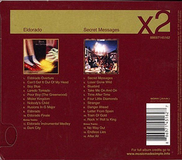 CD: Electric Light Orchestra: Eldorado / Secret Messages 2CD – Nuovo e nell'imballaggio originale da Steinhausen venduto da Vilivinili 1