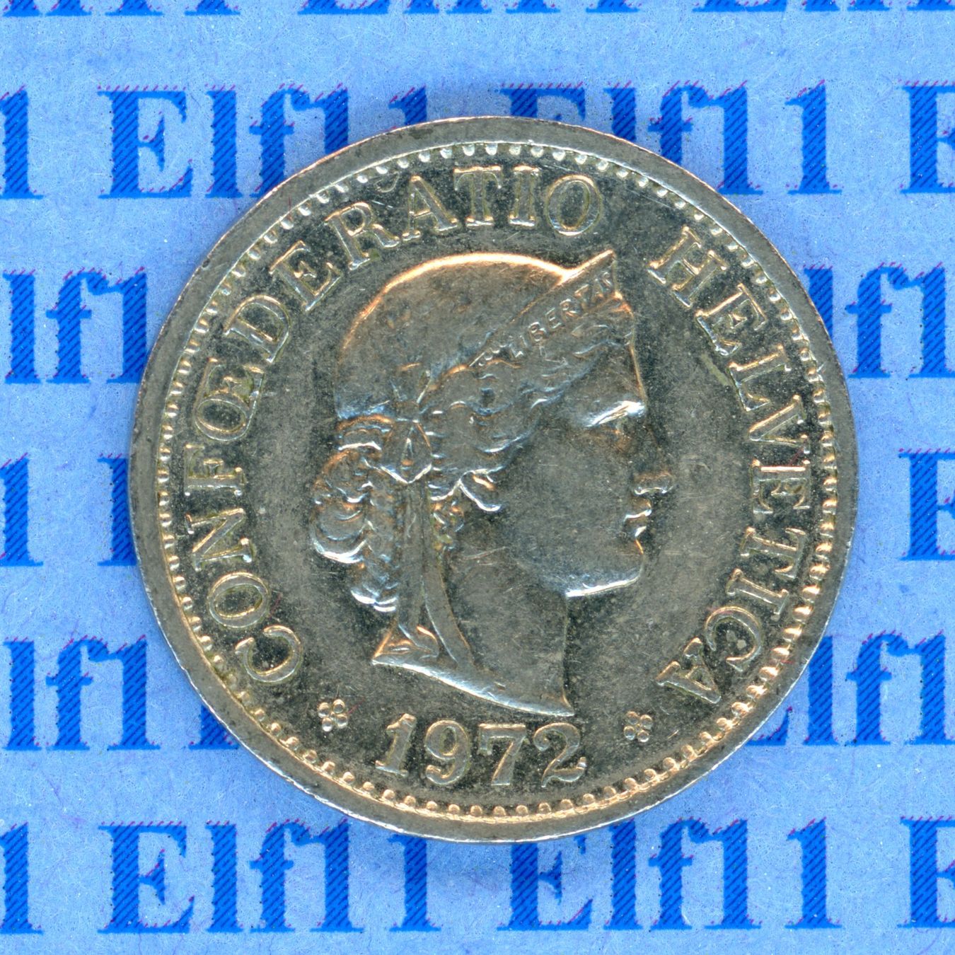 Tutti le monete: CHF___0.10 1972 -vz 10 Rappen – Usato da Widnau venduto da Elf11