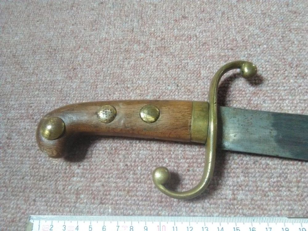 Ancienne Broche En Argent Massif 925 - Forme Sabre/cimeterre Moyen-Orient - Très Bon état