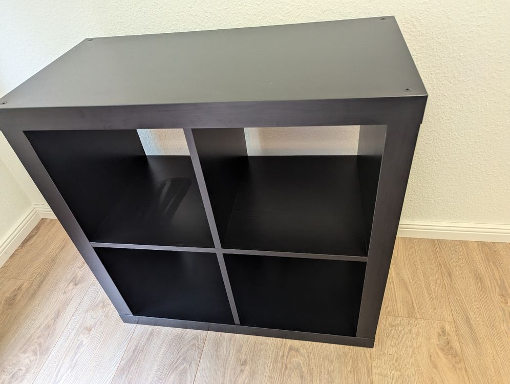 Ikea Kallax Schwarz 2x2