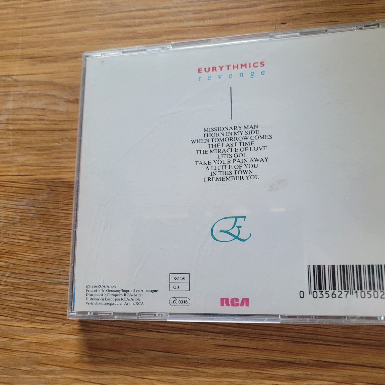 CDs: CD Eurythmics Revenge – Gebraucht aus Biel/Bienne von Destockweb 2