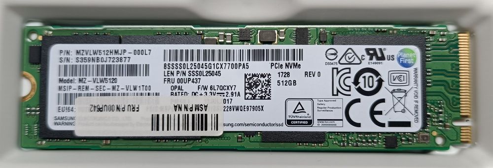 Samsung SSD 512GB M.2 2280, MZVLW512HMJP | Kaufen auf Ricardo