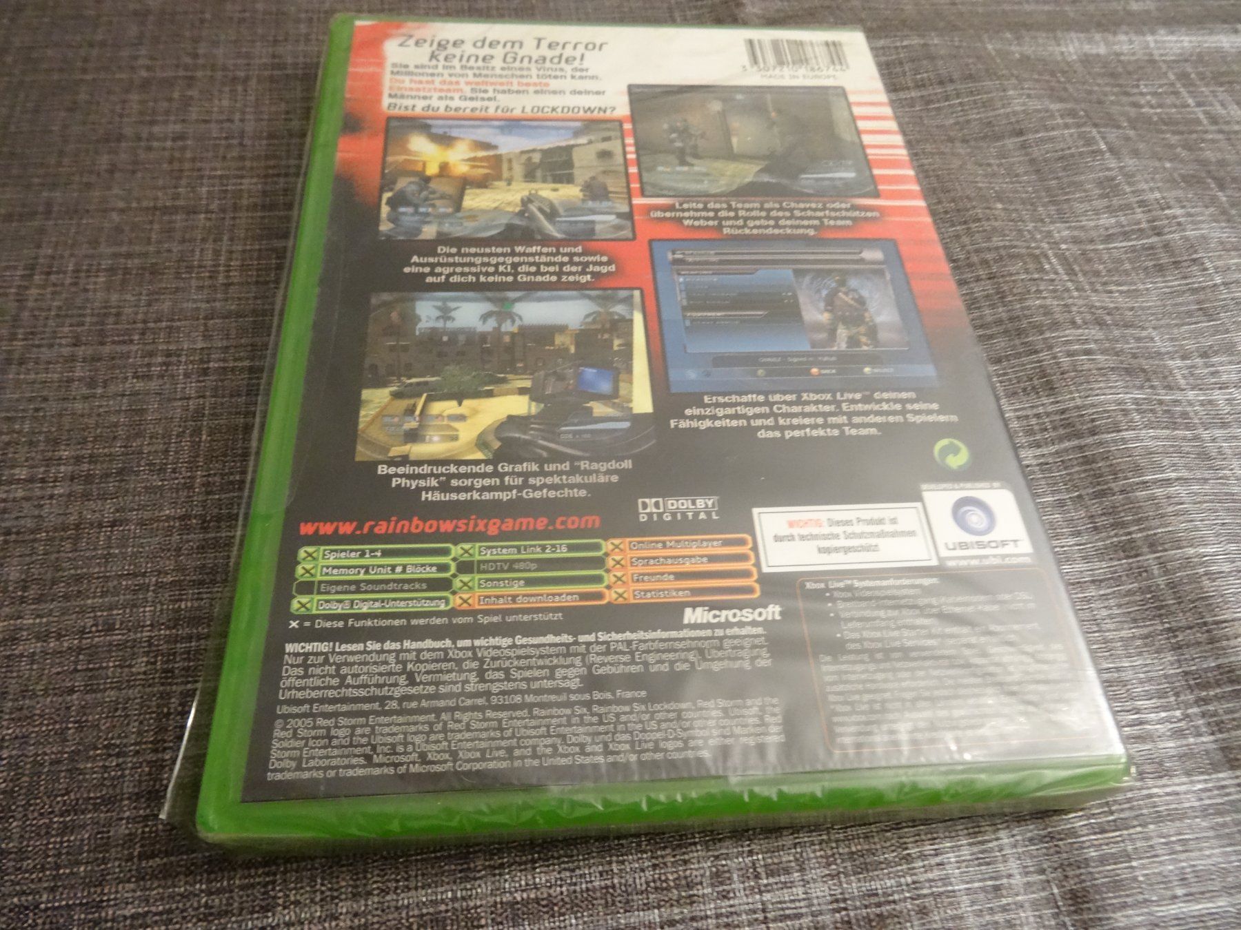 Microsoft Giochi: Rainbow Six Lockdown - Xbox NEU IN FOLIE – Usato da Olten venduto da Disc-Ausverkauf 2