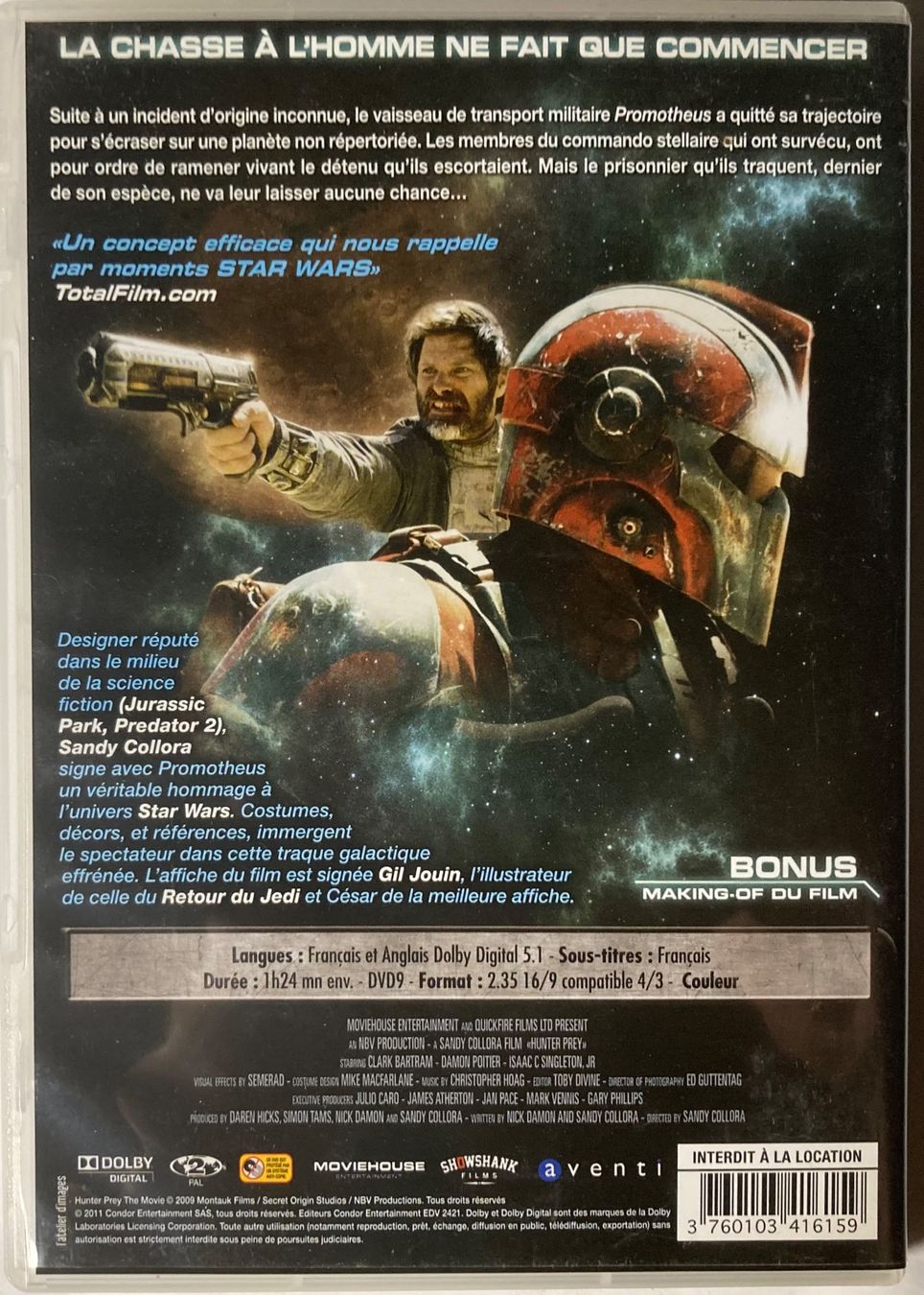 Alle DVDs: PROMOTHEUS (COMMANDO STELLAIRE) – Gebraucht aus Poliez-Pittet von Newtown-Records 1