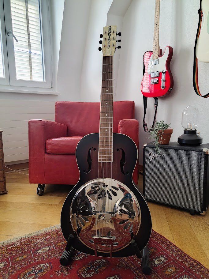 Gretsch Musikinstrumente: Gretsch G9220 Resonator / Dobro Gitarre – Neu (gemäss Beschreibung) aus Basel von aophkes