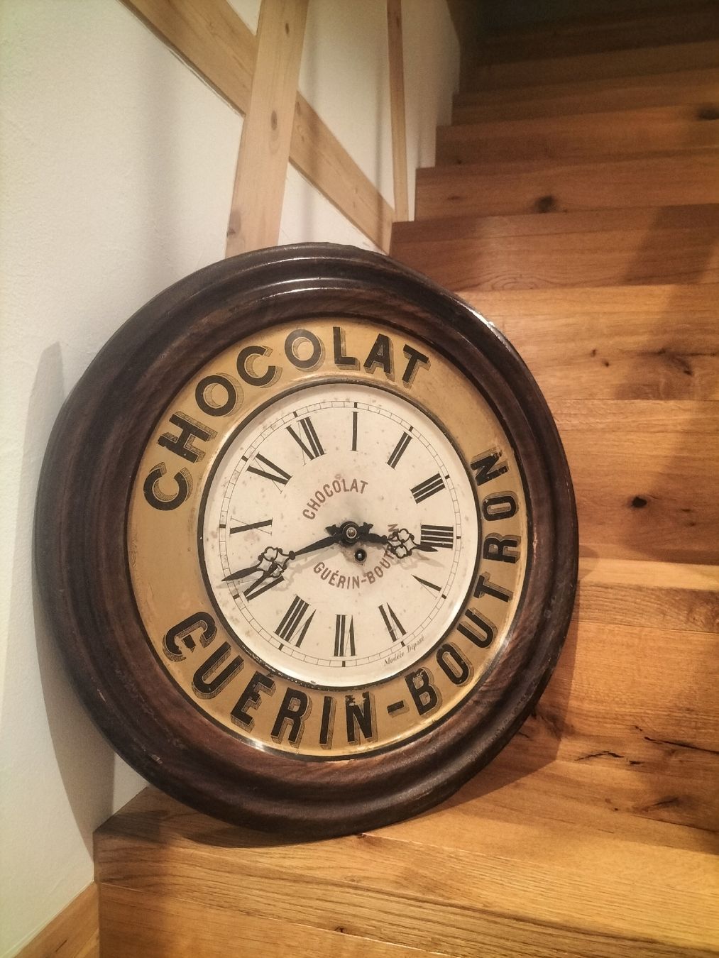 Uhren: Antike Wanduhr "Chocolat Guerin-Boutron" – Gebraucht aus Müselbach von pat_9c9w