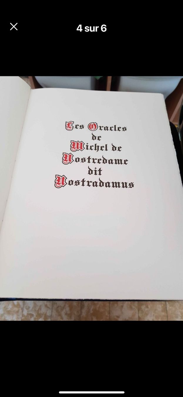 Libri: Livre nostradamus – Nuovo e nell'imballaggio originale da Cheseaux-Lausanne venduto da lau_v5tn 5