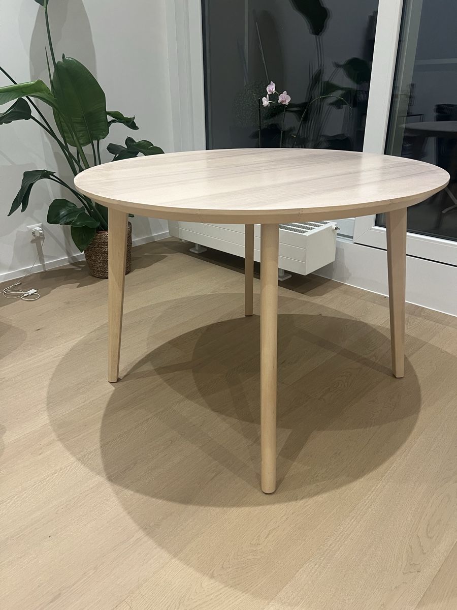 Ikea Tavoli: Table ronde Ikea lisabo 120cm – Usato da Genève venduto da Jacetai
