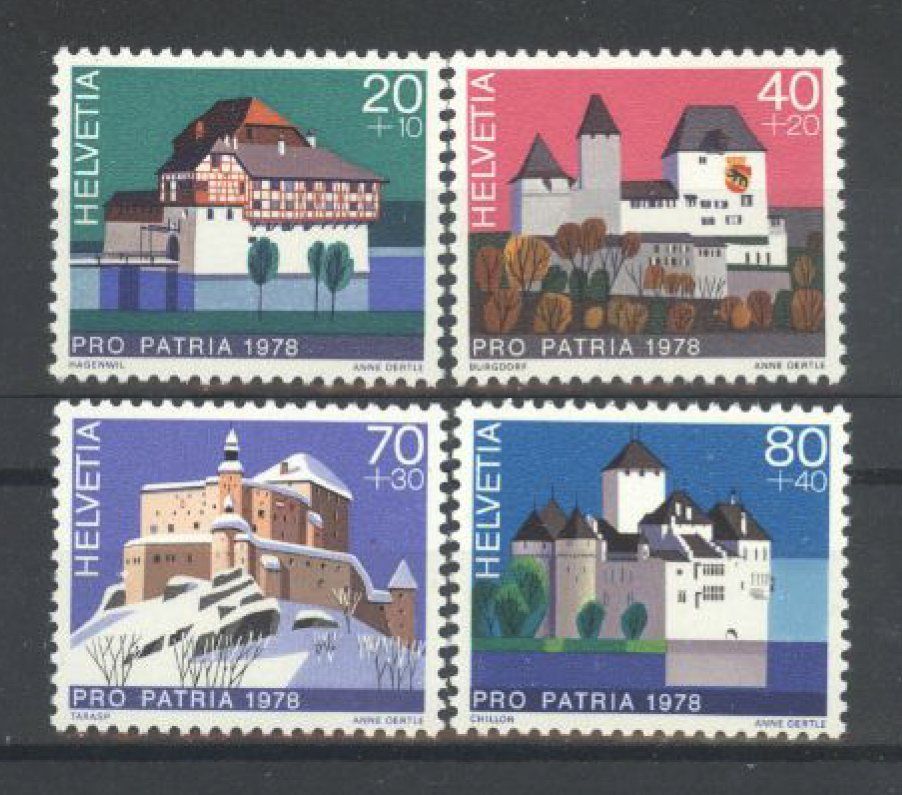 Tutti i francobolli: 1978, Pro Patria ** – Usato da Willisau venduto da Vollstempel