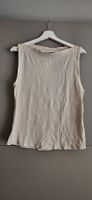 Hübsches Clida Top, beige, Rippenstrick