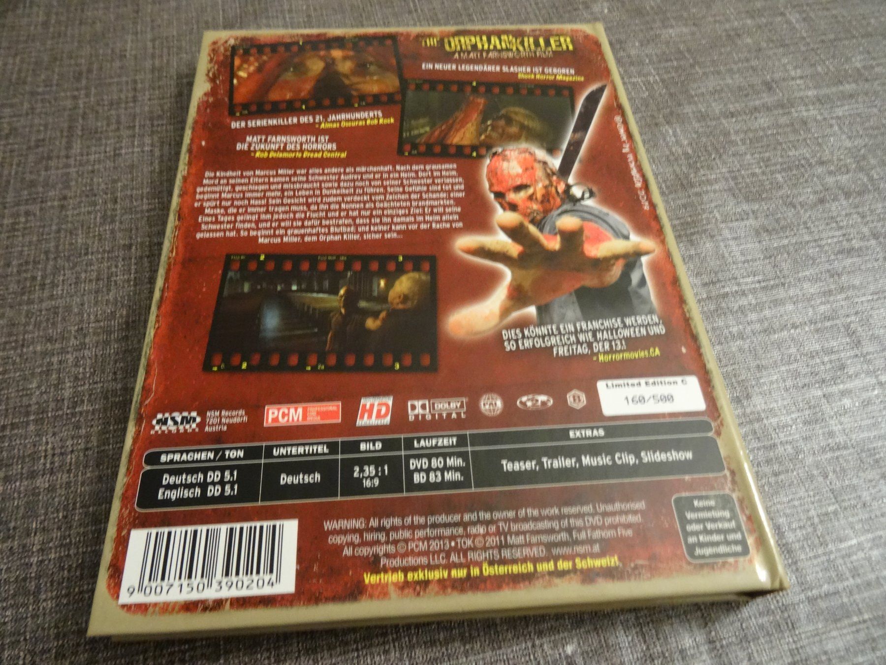 Tutti i DVDs: The Orphan Killer DVD BLU-RAY MEDIABOOK – Usato da Olten venduto da Disc-Verkauf 3
