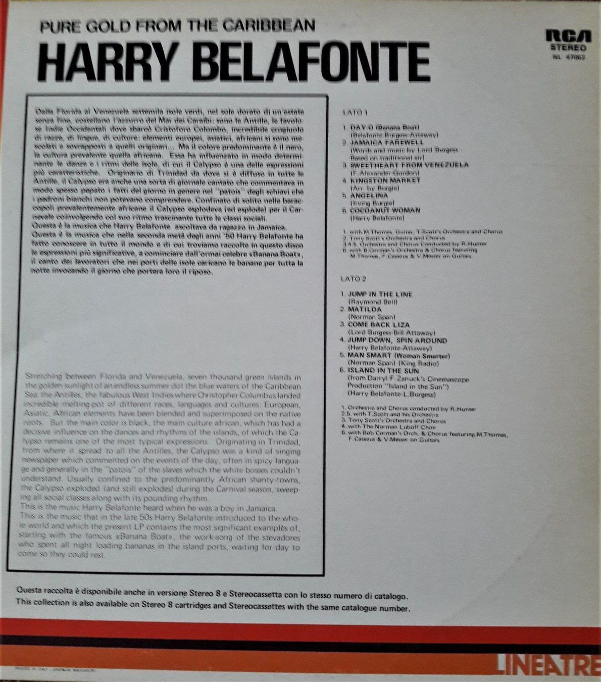 Schallplatten: Harry Belafonte  LP – Gebraucht aus Schwarzenberg LU von RSPHK 1