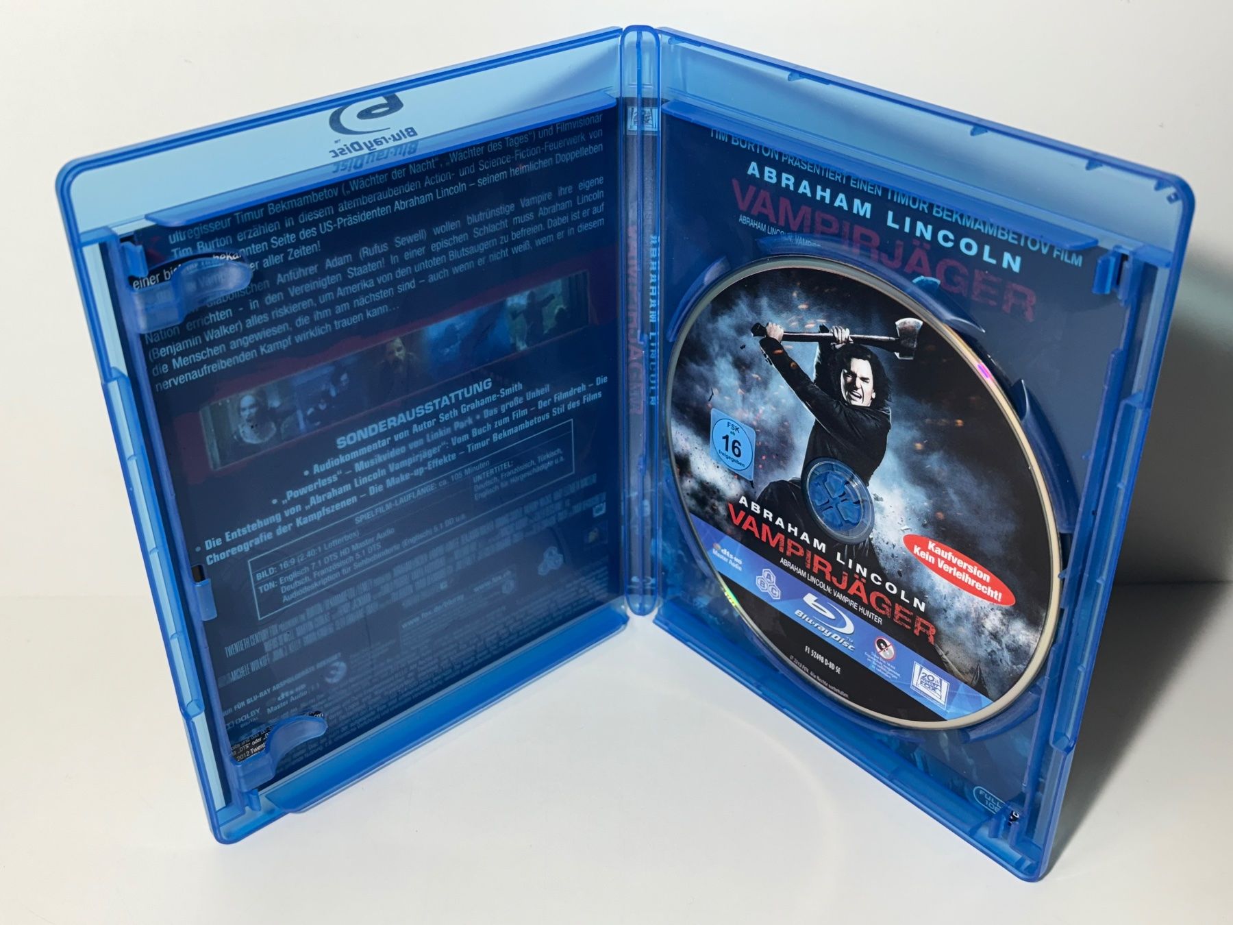 Tutti i DVDs: Abraham Lincoln Vampirjäger Blu Ray – Usato da Wilderswil venduto da Sstriker 2