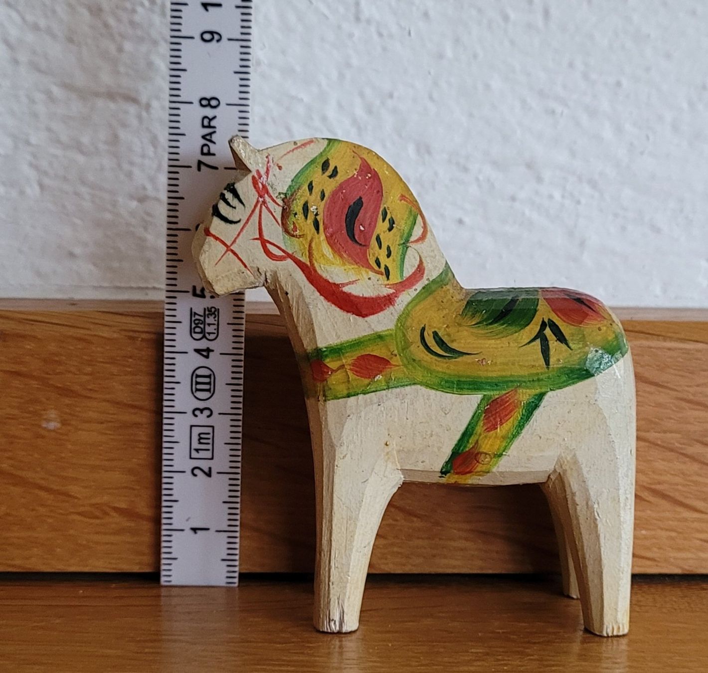 Statuette: Dala Pferd creme farbig ca. 7.5 cm hoch – Usato da Wetzikon ZH venduto da Zirben5 2