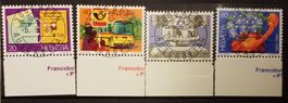 ET) 645-648, Werbemarken ET Vollstempel Kt. 10.-