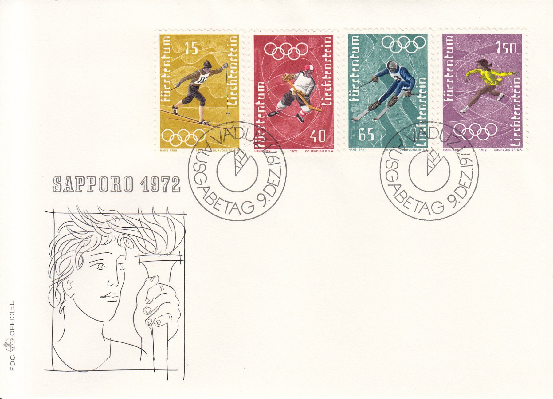 Tutti i francobolli: LBK 487 - 490 FDC – Usato da Bürglen TG venduto da StampGraf