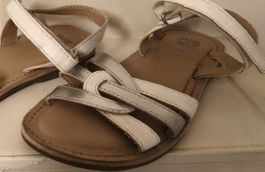 Sandales enfant blanc argent 34