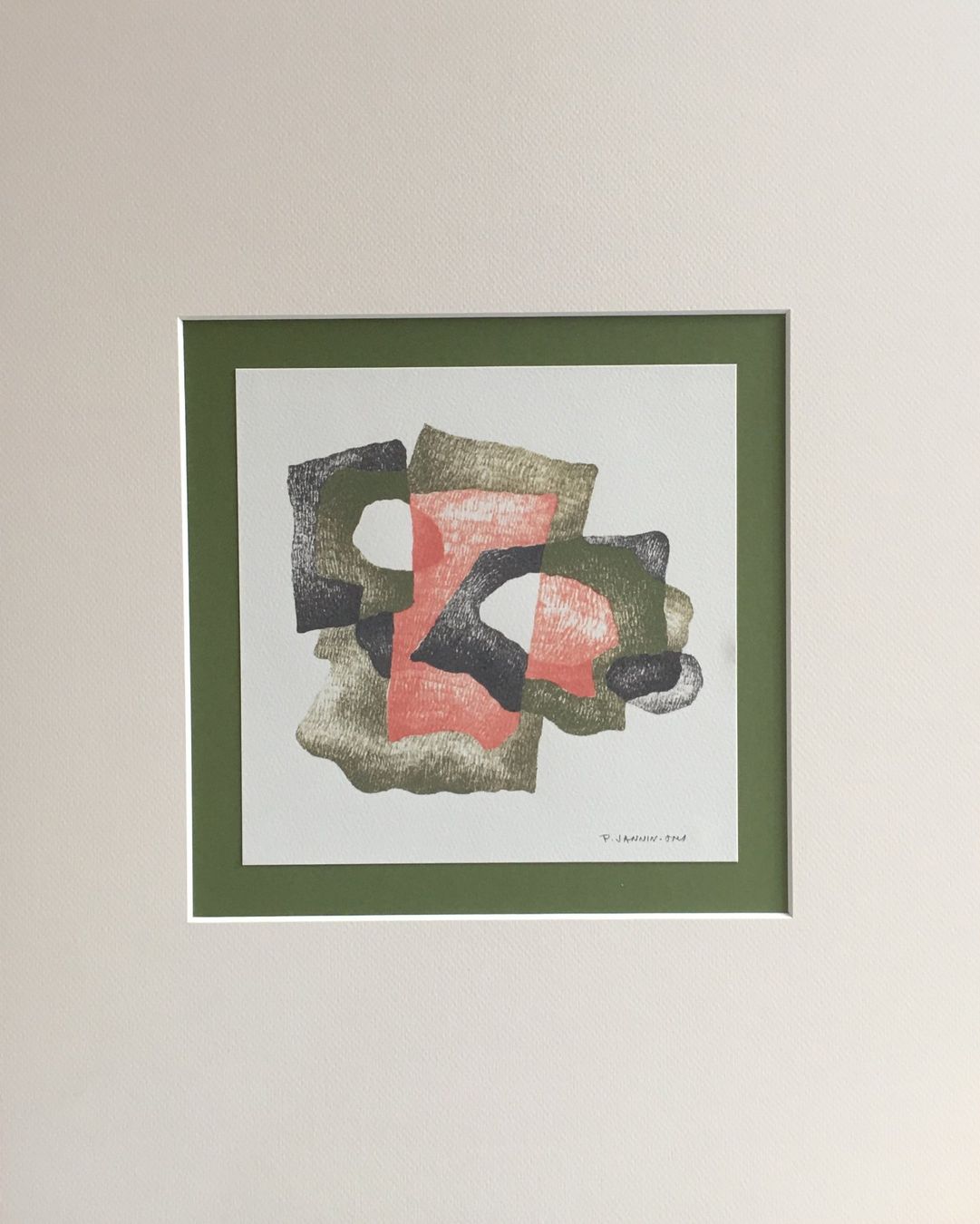 Grafica & Litografie: Patrick Jannin Orig. Farblithographie "Printemps a la Foret" – Usato da Nennigkofen venduto da Sommersonnen 1