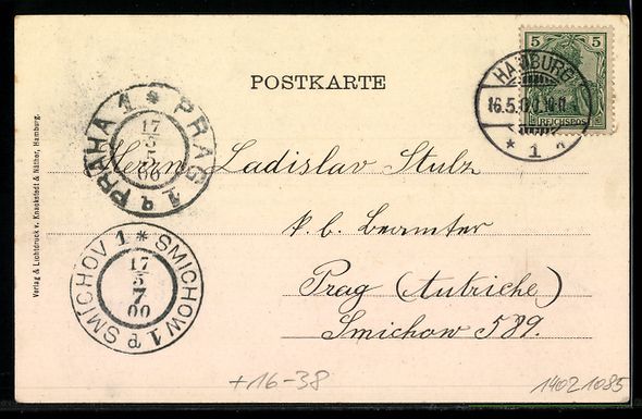 Cartoline postali: Grusskarten-AK Hamburg-Eimsbüttel, Sch – Usato da Berlin venduto da bartko-reher 1